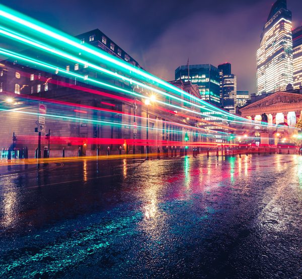 Speed of light in London city